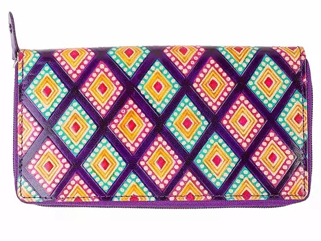 Кошелек Winston Цвет: Фиолетовый, Мультиколор (19х2х11 см)