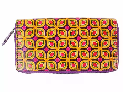 Кошелек Zibia Цвет: Фиолетовый, Мультиколор (19х2х11 см)