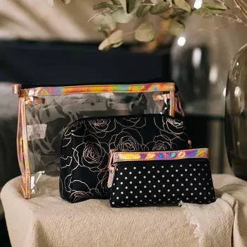 Косметическая сумка Chic (30х9х21 см, 22х7х14 см, 18х2х11 см)