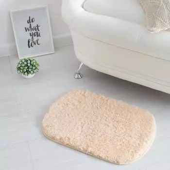 Коврик для дома Lama цвет: бежевый (40х60 см)