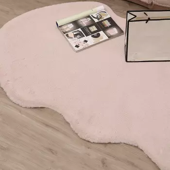 Коврик Плюшевый Светло-розовый (60х90 см)