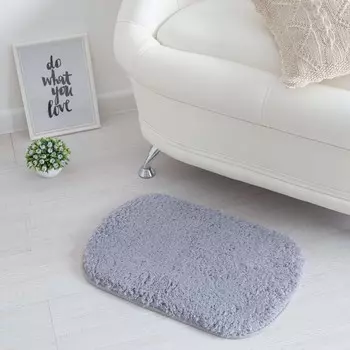 Коврик для ванной Lama цвет: серый (40х60 см)