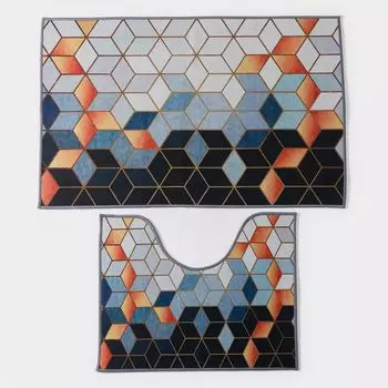 Коврики для ванной и туалета Доляна