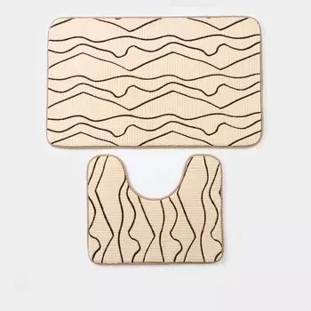 Коврики для ванной и туалета Доляна