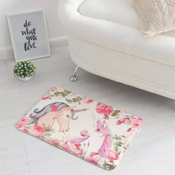 Коврик для дома Единороги (40х60 см)