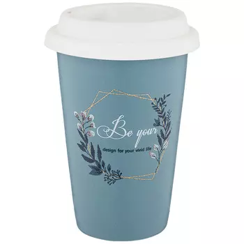 Кружка Кофемания цвет: синий (370 мл)