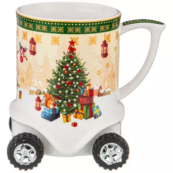 Кружка Дед Мороз и Снегурочка (350 мл)