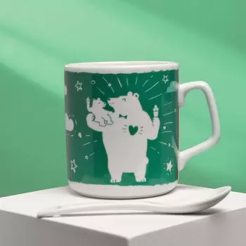 Кружка Дедушка, ты мой герой (350 мл)