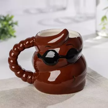 Кружка Какашечка в очках (300 мл)