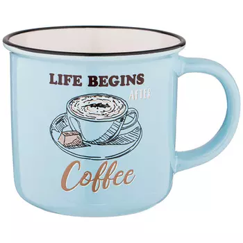 КРУЖКА LEFARD КОФЕМАНИЯ 355МЛ