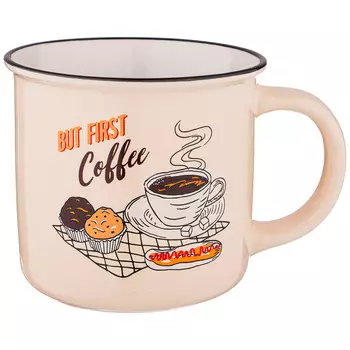 КРУЖКА LEFARD КОФЕМАНИЯ 355МЛ