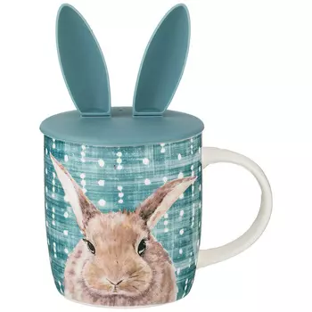 Кружка Лесная сказка цвет: синий (380 мл)