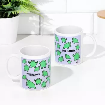 Кружка Лягушка. Так хочется жить без мата (320 мл)