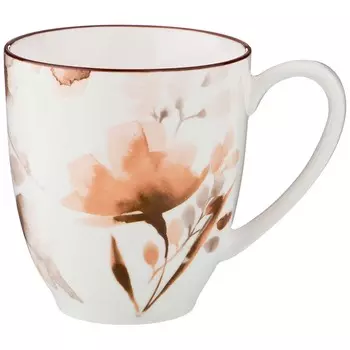 Кружка Aquarelle цвет: коричневый (400 мл - 2 шт)