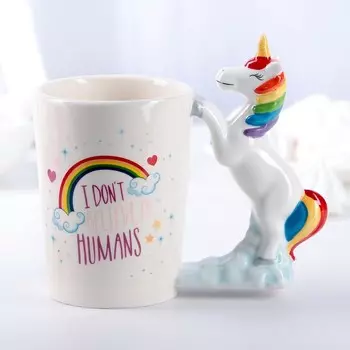 Кружка Радужный единорог (300 мл)