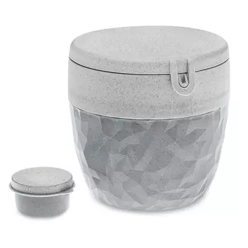 Ланч-бокс Club Bento Organic цвет: серый (14х11х14 см)