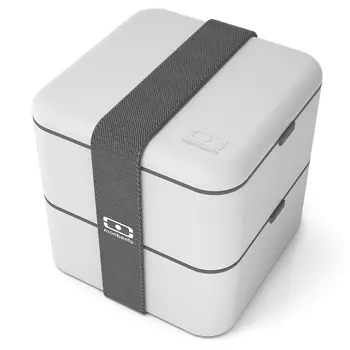 Ланч-бокс MB Square цвет: светло-серый (14х14х15 см)