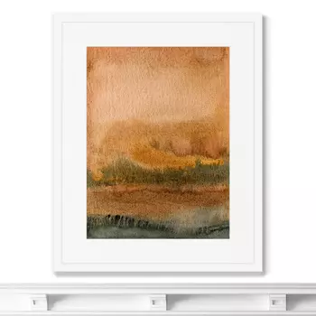 Landscape, August evening (42х52 см)