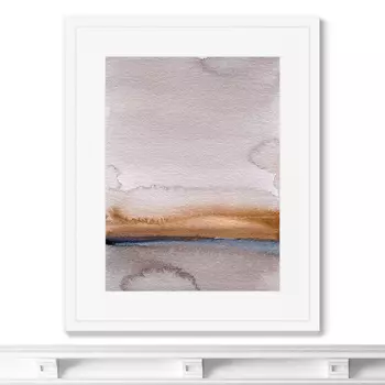 Late evening river bank (42х52 см)