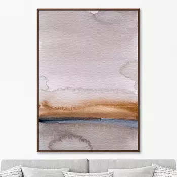 Late evening river bank (75х105 см)