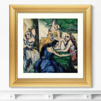 Les Courtisanes, 1868г. (61х61 см)