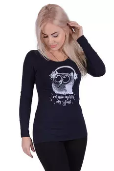 Лонгслив Melva Цвет: Тёмно-Синий (44)