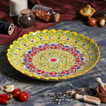 Ляган Цветы (31 см)