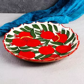 Ляган Гранат (32х32х5 см)