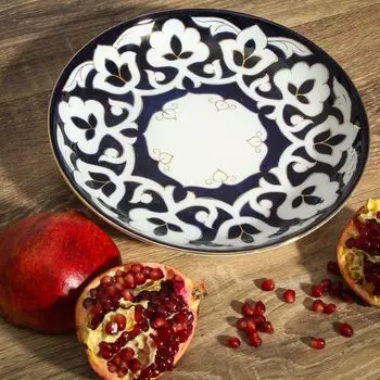 Ляган Пахта с золотом (25 см)