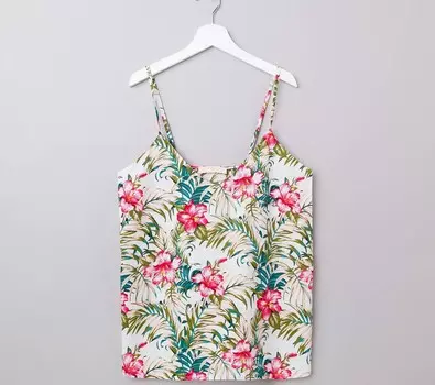 Майка Цветы Цвет: Белый (40-42)