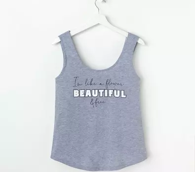 Майка Unique Цвет: Серый (40-42)