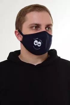 Маска для лица Ianze цвет: темно-синий (one size)