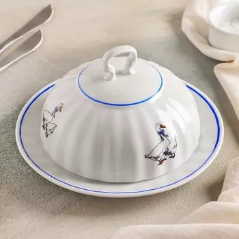 Масленка Гуси (18х18х20 см)