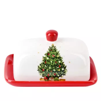 Масленка Новогодняя ель (17х12х10 см)