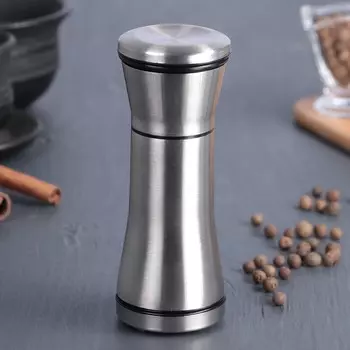 Мельница для специй Металлик (6х6х14 см)
