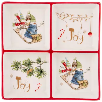 Мелажница Зимняя забава (19х19х4 см)