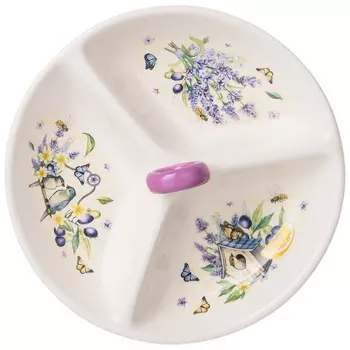 Менажница Прованс лаванда (22х22х8 см)