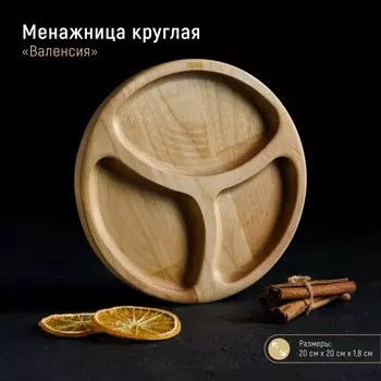 Менажница Валенсия (20х20х2 см)