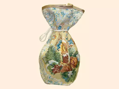 Мешочек Новогодний Со Свечой (23х32)