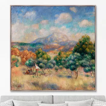 Mount of Sainte-Victoire, 1888г. (105х105 см)