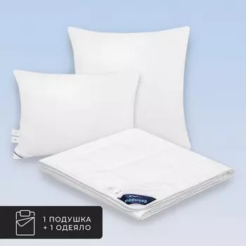 Набор 1 одеяло + 1 подушка Tree of life, эвкалиптовое волокно в чехле тенсел (175х200, 70х70)