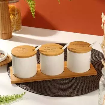 Набор банок Кухня - сердце дома (250 мл - 3 шт)