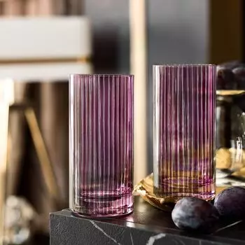 Набор бокалов Лакс цвет: фиолетовый (400 мл - 2 шт)