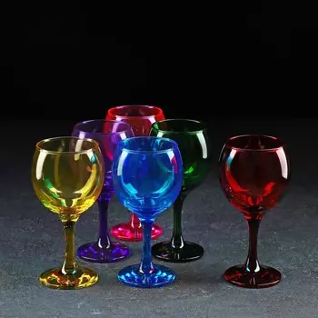 Набор бокалов Радуга (40х17х8 см)