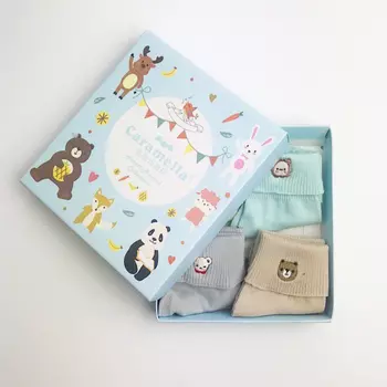 Набор детских носков Животные (14-16 - 4 пары)