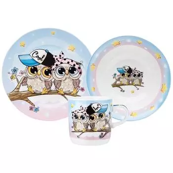 Набор детской посуды Совята (3 предмета)