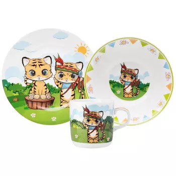 Набор детской посуды Тигрята (Набор)