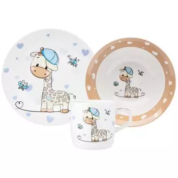 Набор детской посуды Жираф (3 предмета)
