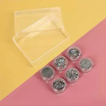 Набор для декора ногтей Shine Цвет: Серебристый
