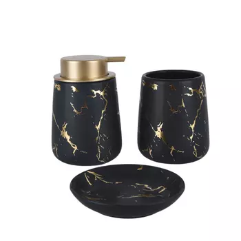 Набор для ванной Brock цвет: черный (Набор)